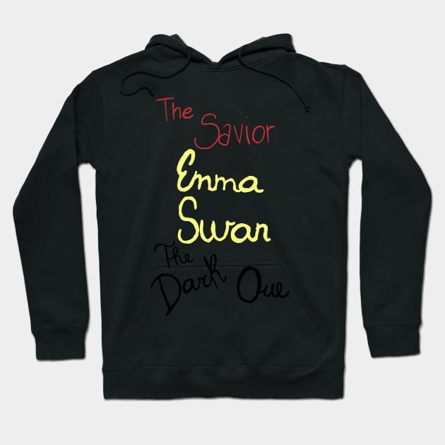 Two sides of Emma Swan Hoodie by cristinaandmer